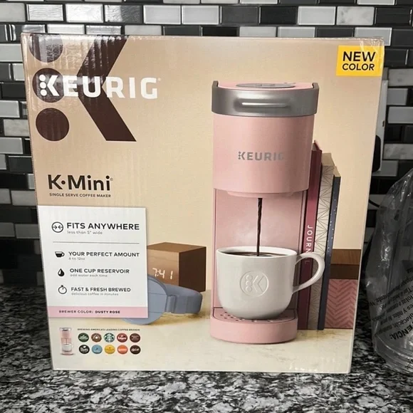 Keurig K-Mini Single-Serve K-C Pod Coffee Maker Dusty Rose NIB